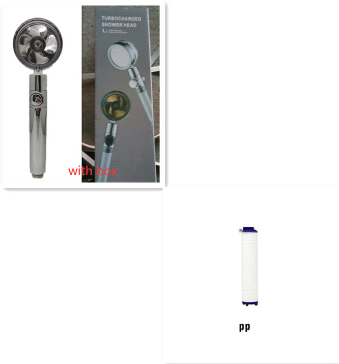High-Pressure Turbo Fan Shower Head