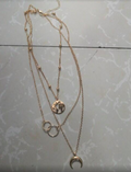 Layered Boho Moon Necklace