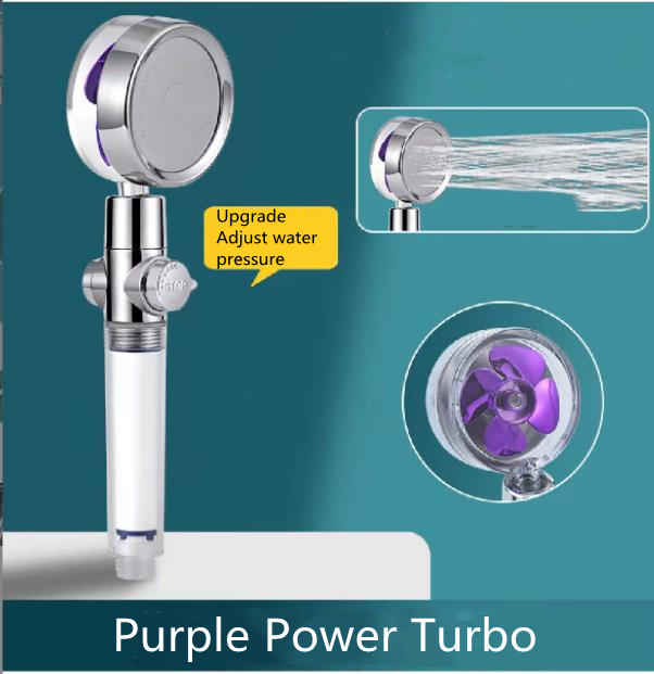 High-Pressure Turbo Fan Shower Head