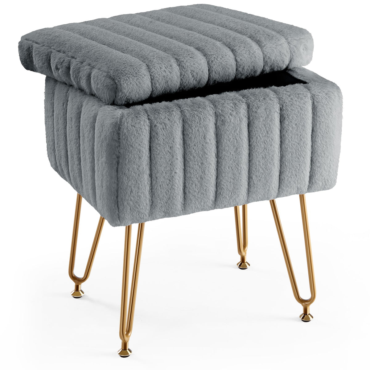 Vanity Stool with Storage