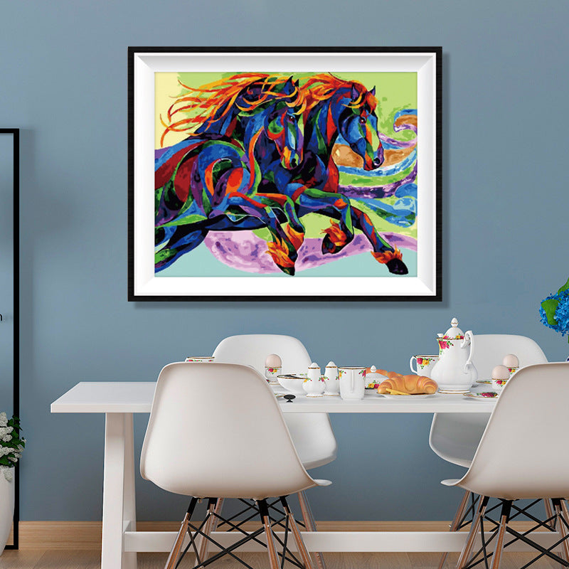 Two Horses Diamond Painting Kit