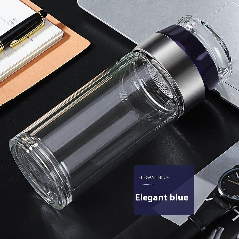 Double-Wall Glass Tea Cup