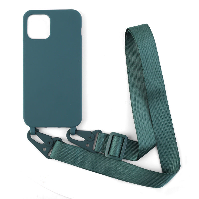 Solid Color Lanyard Case
