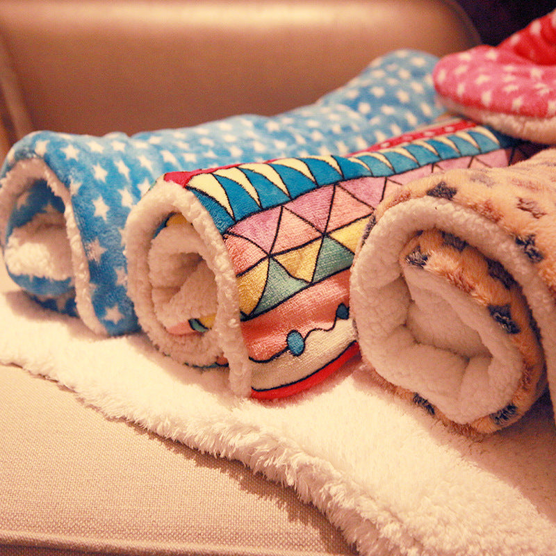 Printed Fleece Pet Blanket