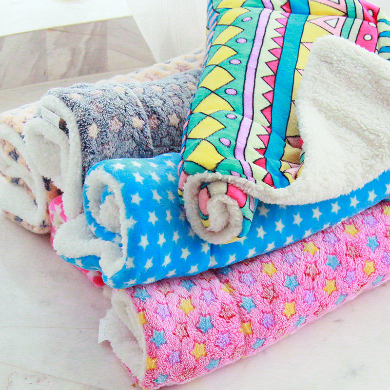 Printed Fleece Pet Blanket