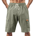 Men's Linen Drawstring Shorts