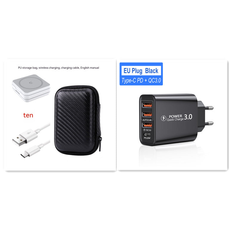 Foldable 3-in-1 Magnetic Travel Charger