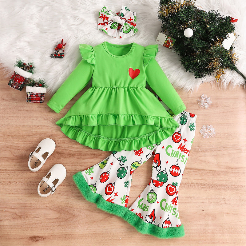Toddler Ruffle Tunic & Flare Pants Set