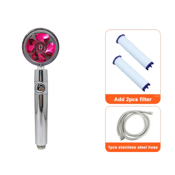 High-Pressure Turbo Fan Shower Head