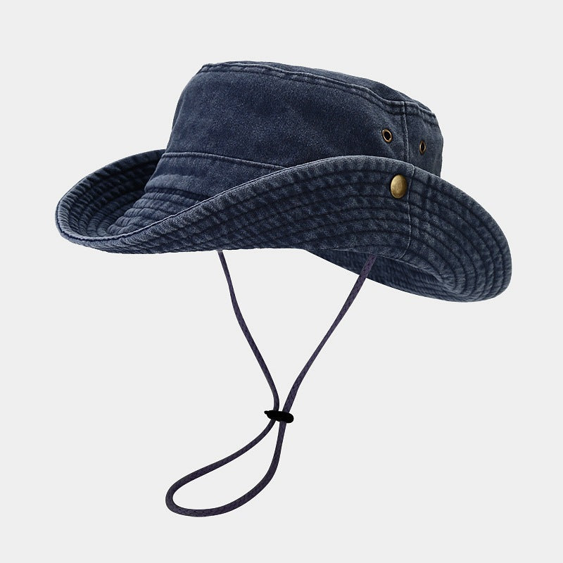 Washed Cotton Bucket Hat