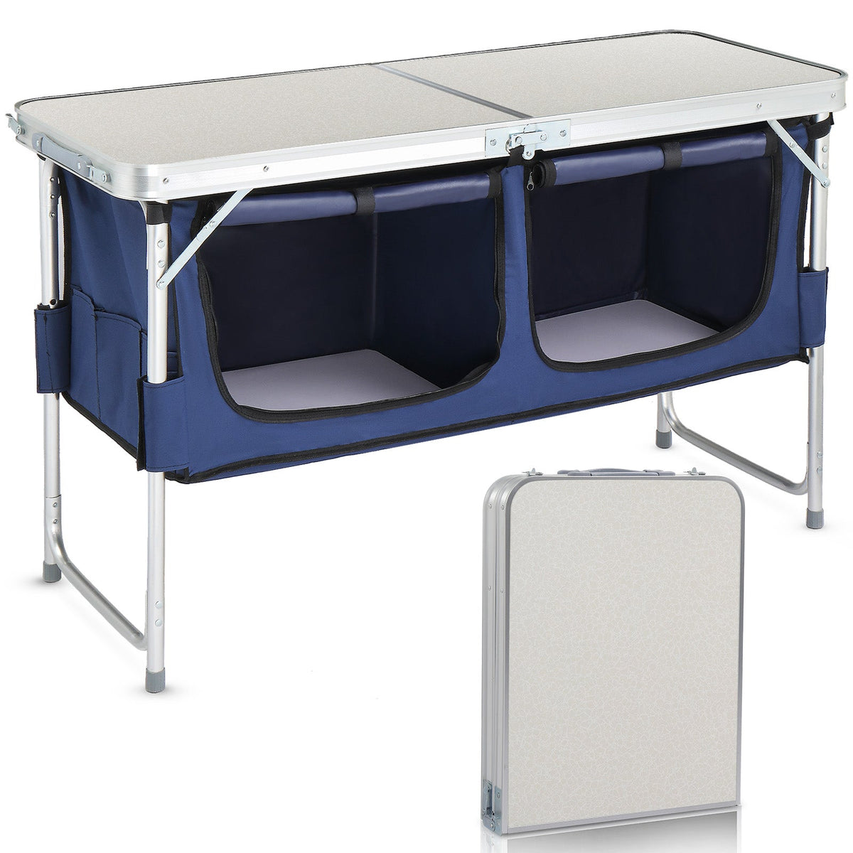 4 ft Folding Aluminum Table