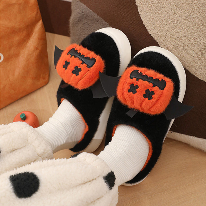 Winged Pumpkin Slippers