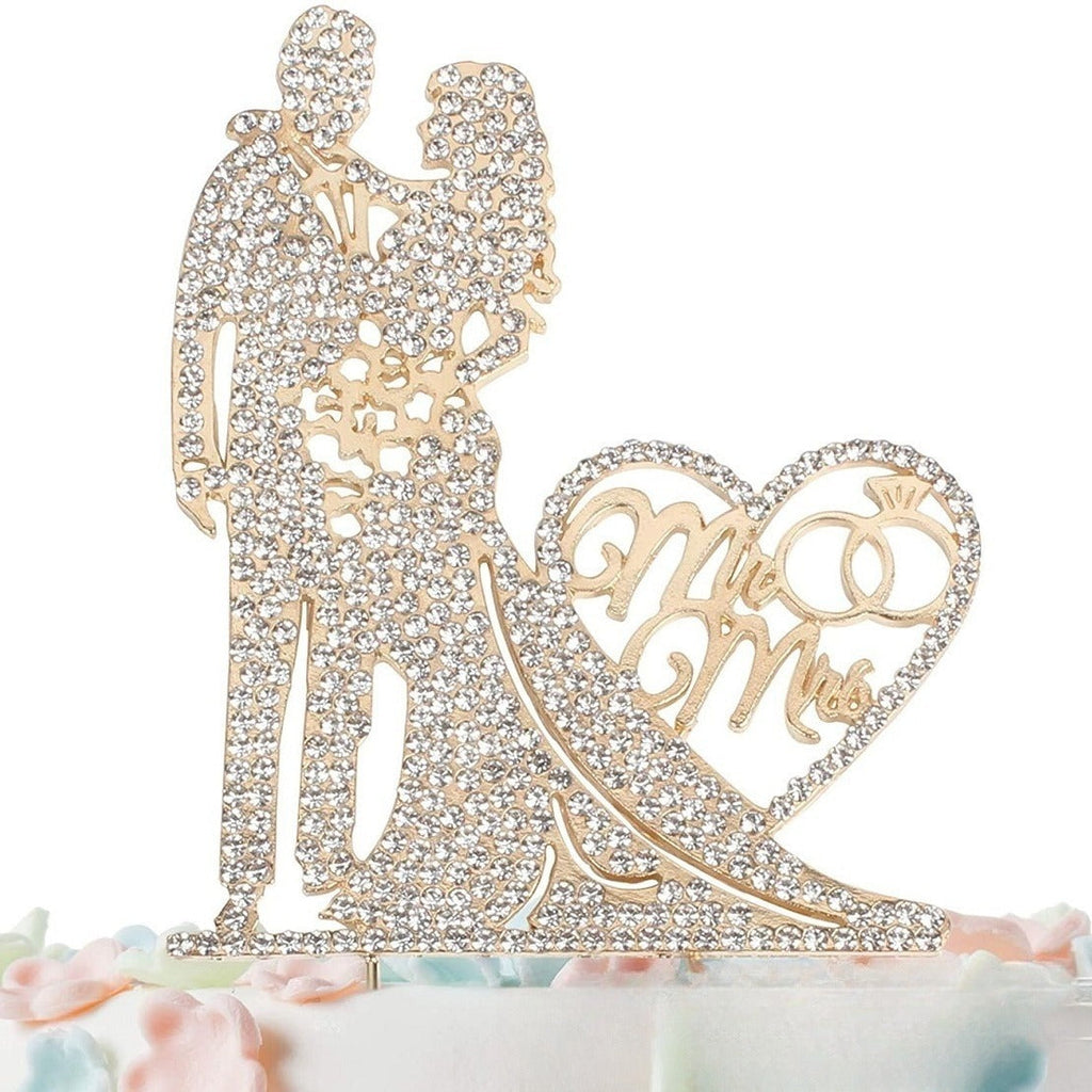 Mr & Mrs Wedding Cake Topper