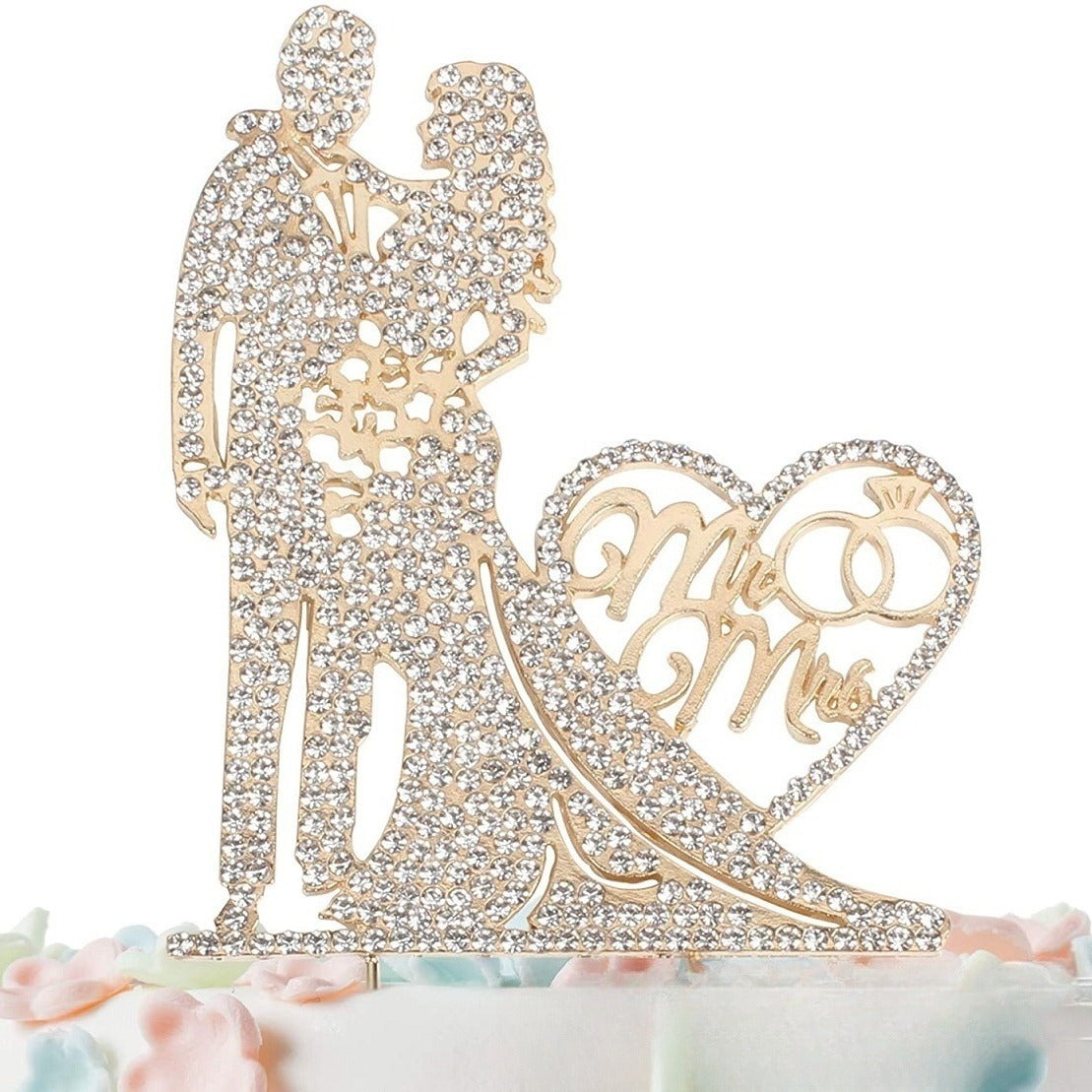Mr & Mrs Wedding Cake Topper