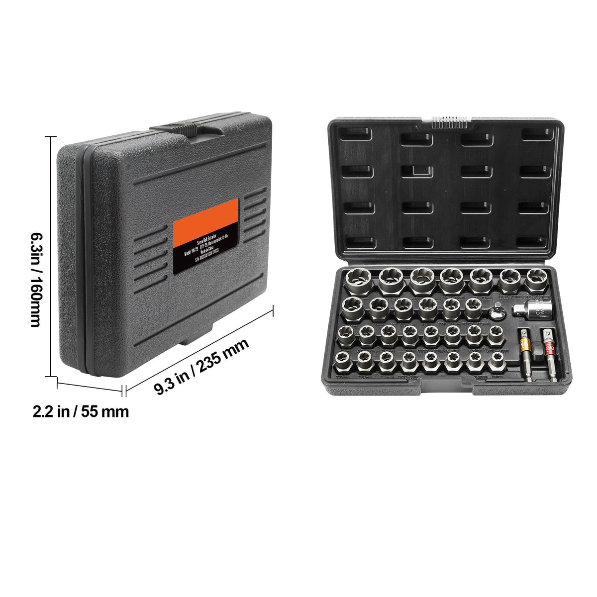 29-Piece Bolt Extractor Set
