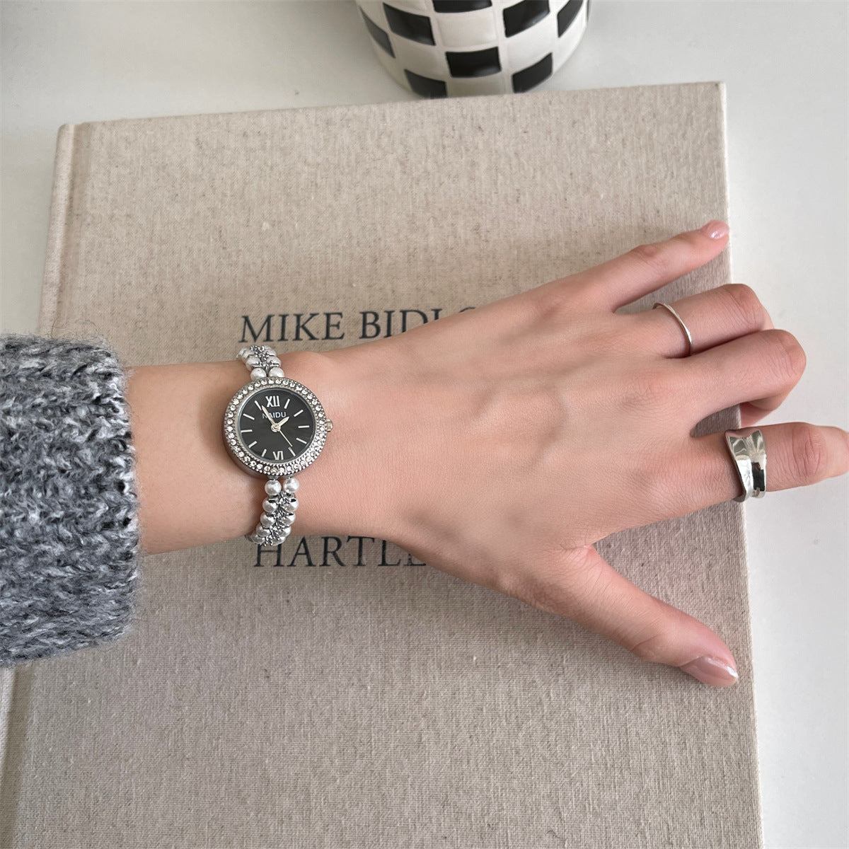 Pearl Bracelet Watch