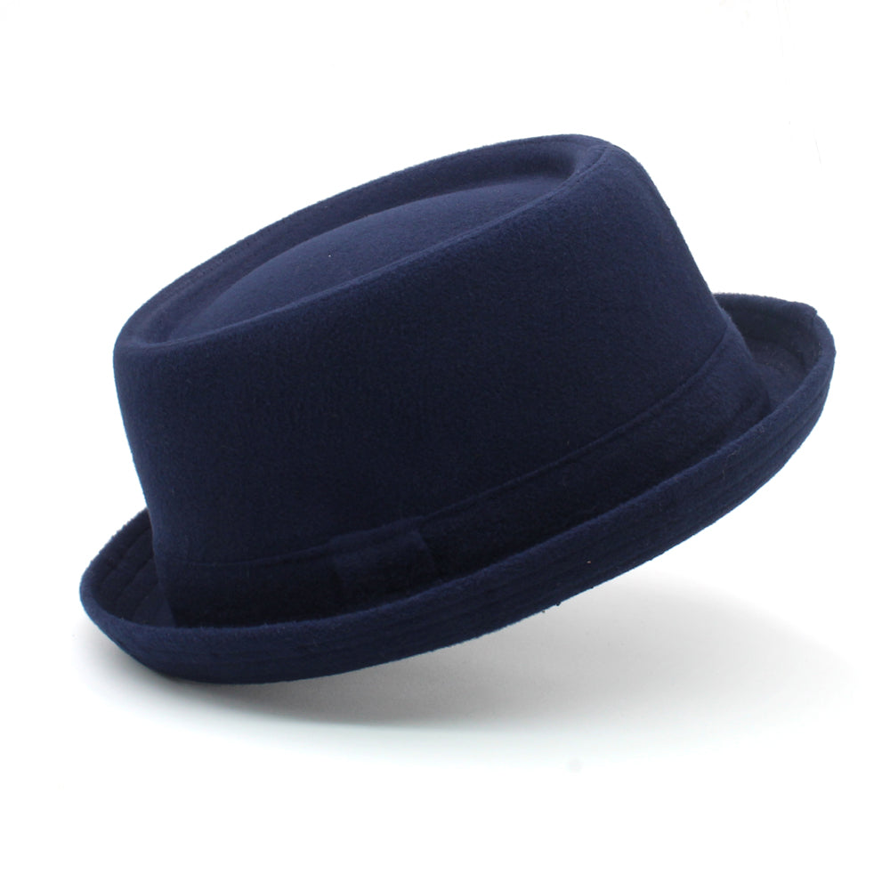 Men's Retro Flat-Top Fedora