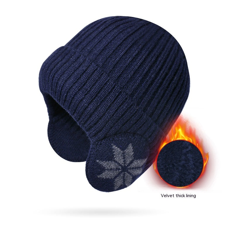 Fleece-Lined Knit Beanie