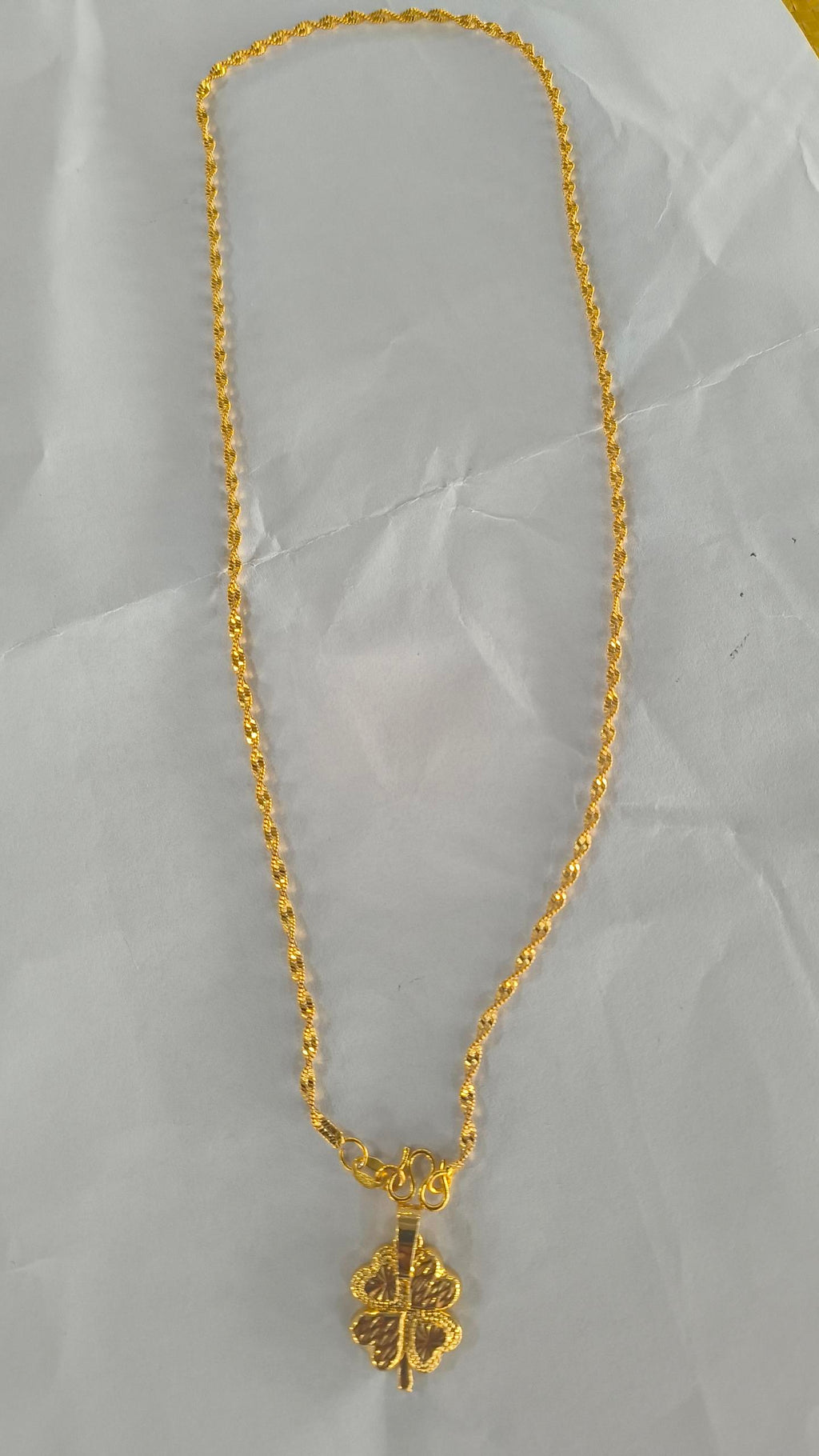 Gold-Plated Pendant Necklace