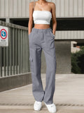 Women's Wide-Leg Cargo Pants