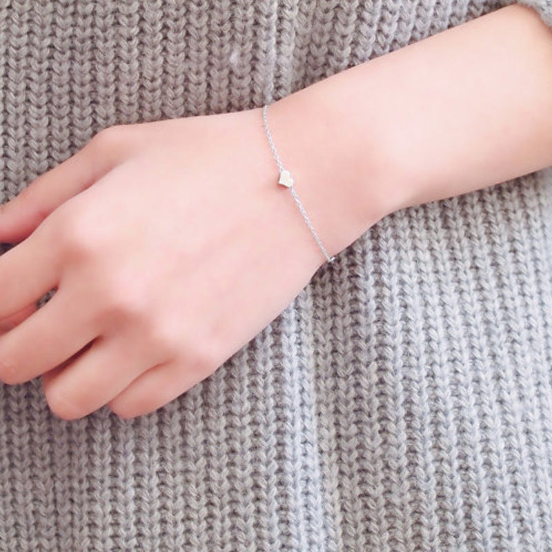 Simple Heart Bracelet