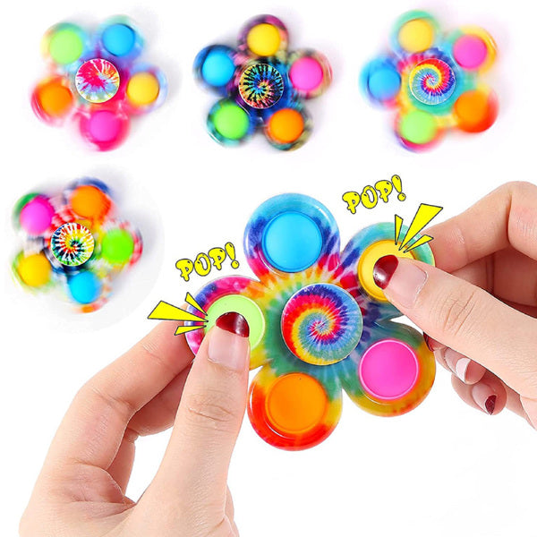 Flower Fidget Spinners (4-Pack)