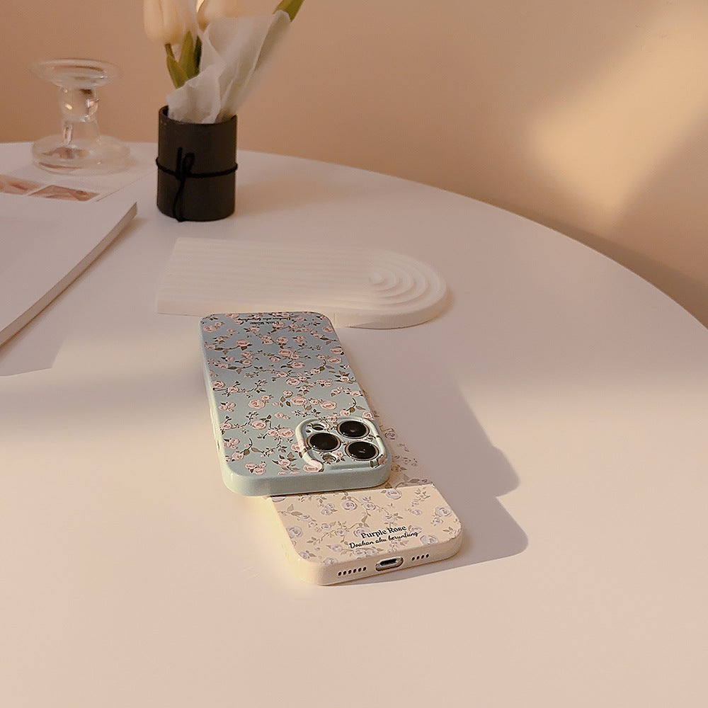 Vintage Embroidered Floral Phone Case