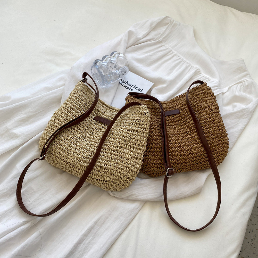 Straw Vacation Tote