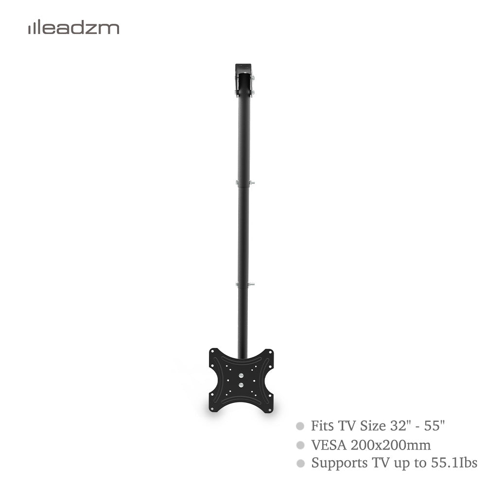 Adjustable Ceiling TV Mount (32–55 in)