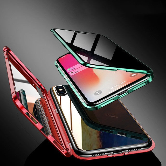 Magnetic Privacy Glass iPhone Case