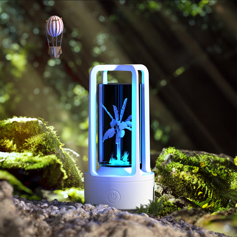 Acrylic Night Lamp & Bluetooth Speaker
