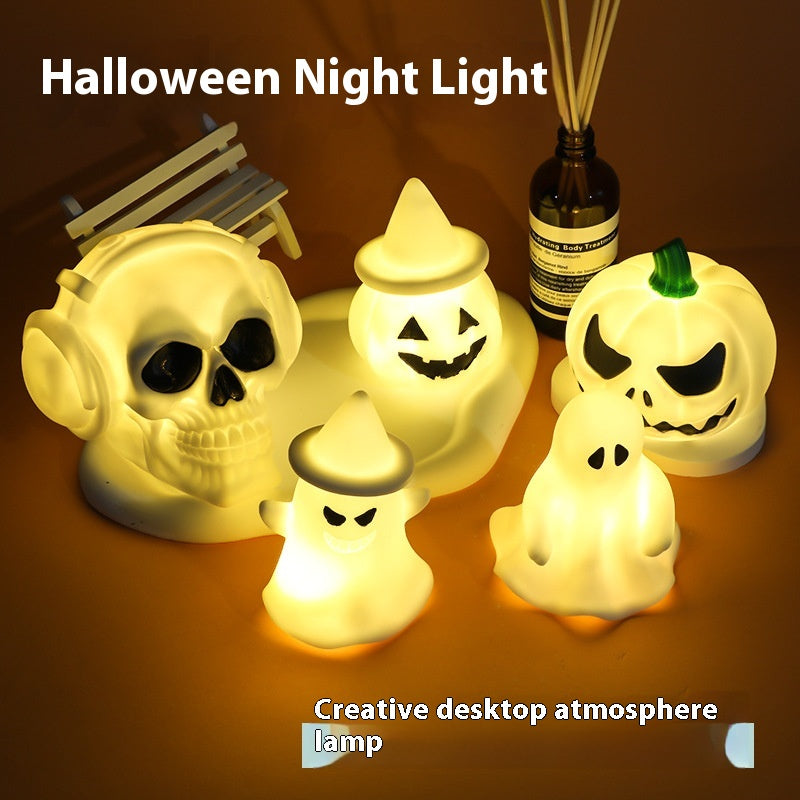 Glowing Pumpkin & Ghost Mini Lamps