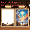 LED Light-Up Cross Art Frame