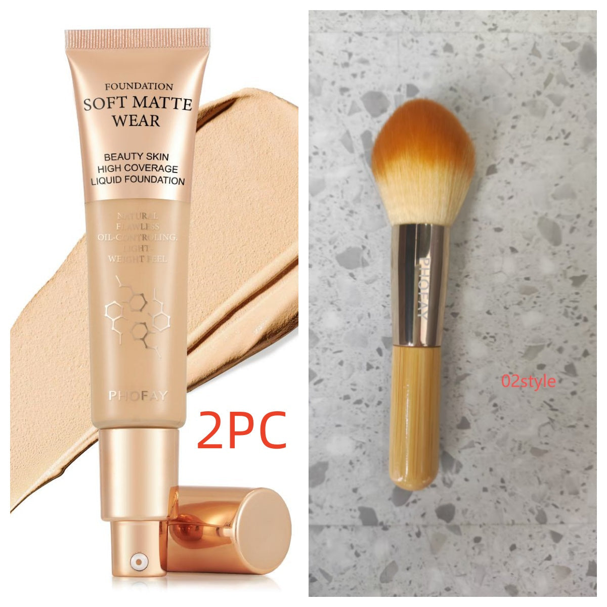 Full-Coverage Liquid Foundation