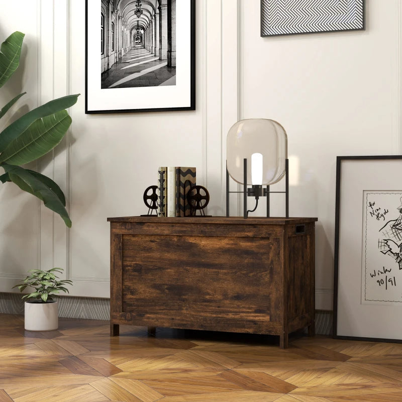Wooden Storage Trunk