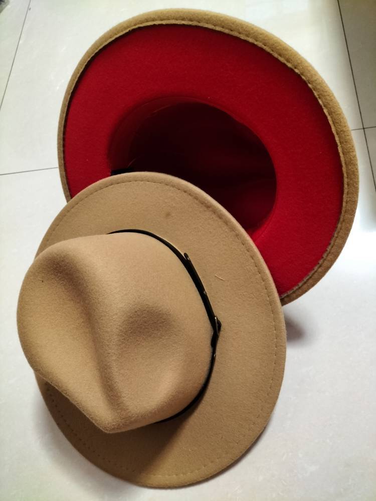 Two-Tone Wool Fedora