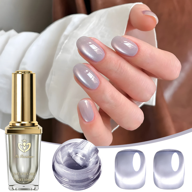 Magnetic Cat-Eye Gel Polish – Milky Nude (10 ml)