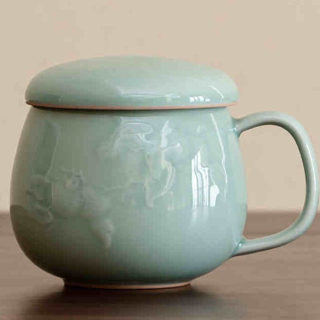 Porcelain Tea Infuser Mug