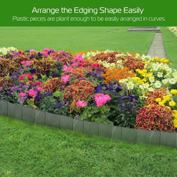 Faux Stone Lawn Edging