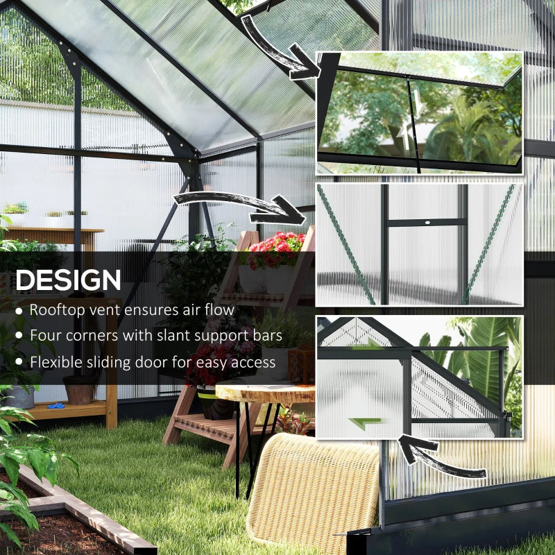Walk-In Polycarbonate Greenhouse