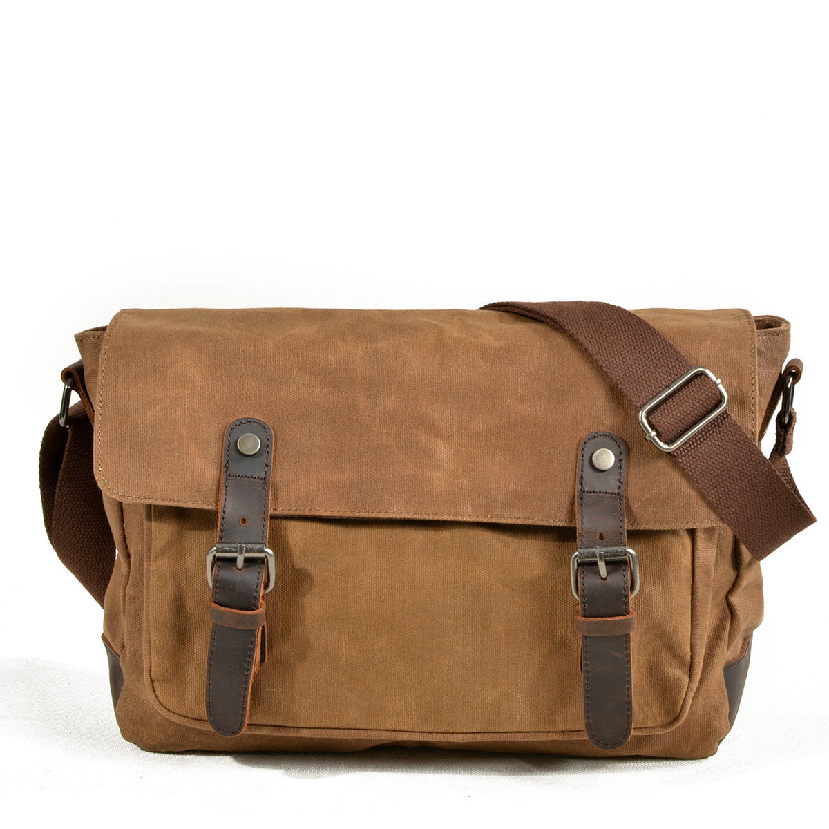 Washed Canvas Shoulder Bag