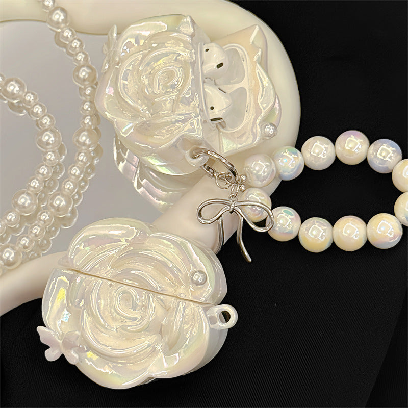 Pearl Camellia AirPods Case