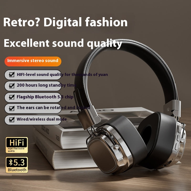 Retro Wireless Over-Ear Headphones