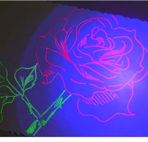 Glow-Under-UV Fountain Pen Ink Set