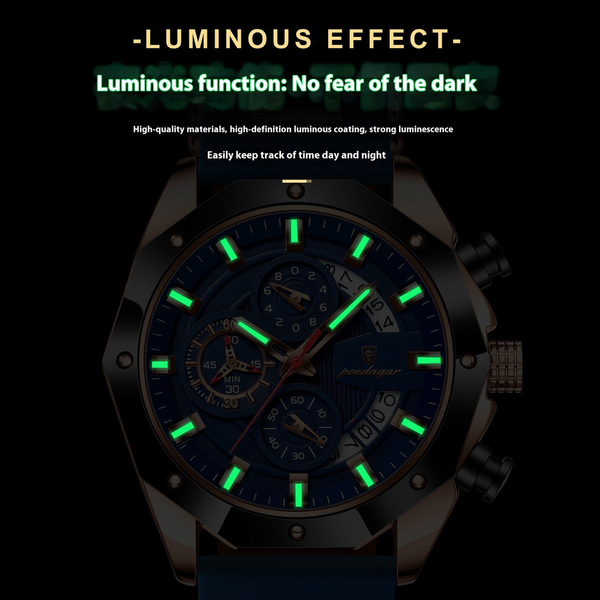 Men's Multi-Dial Sports Watch