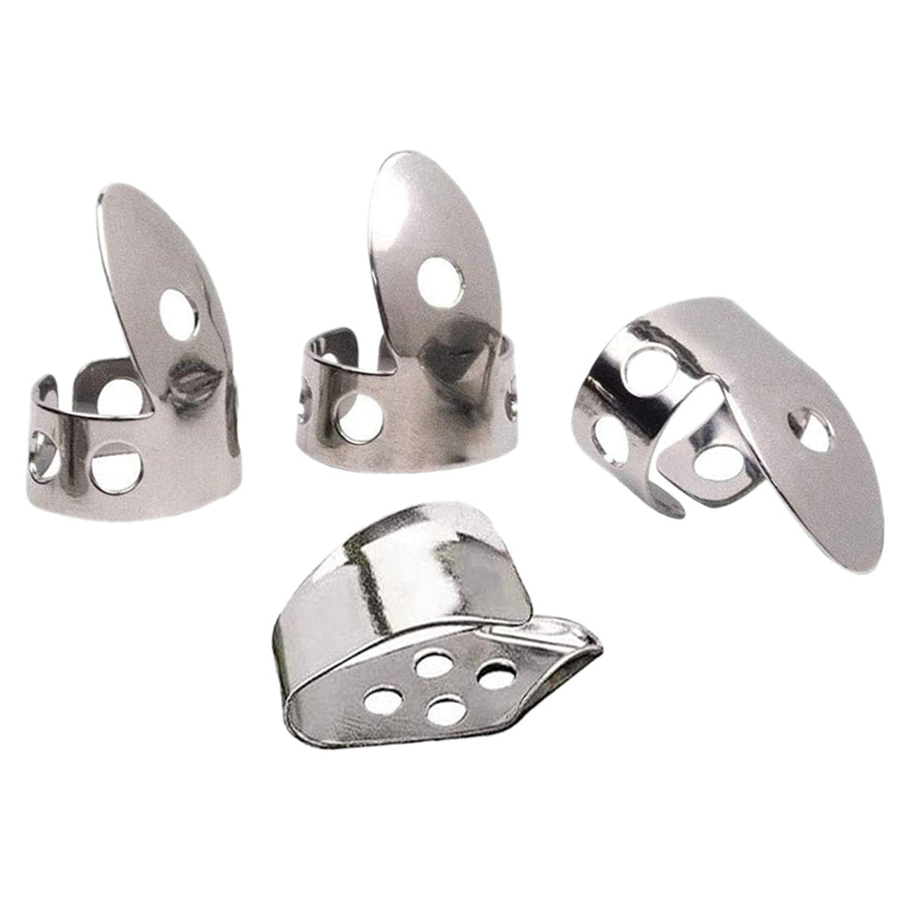 Metal Guitar Finger Picks (4 pcs)