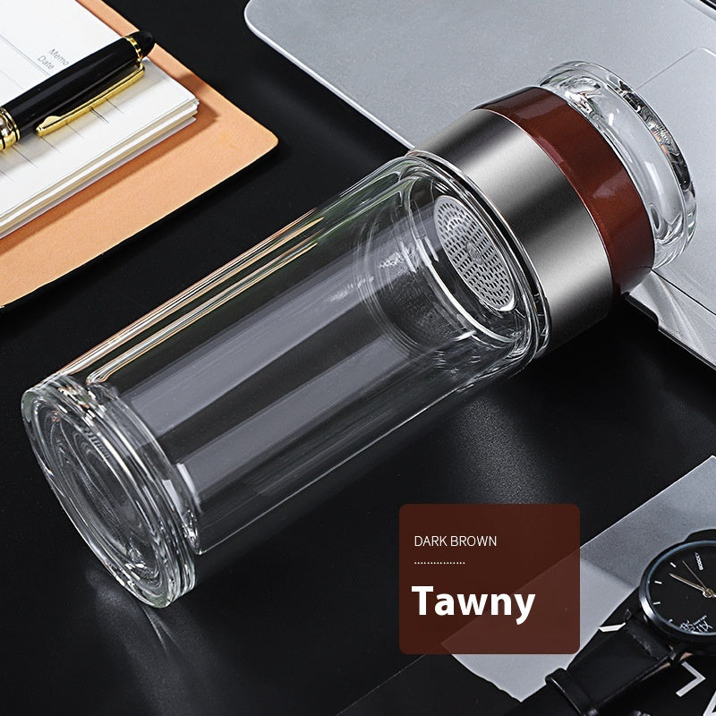 Double-Wall Glass Tea Cup