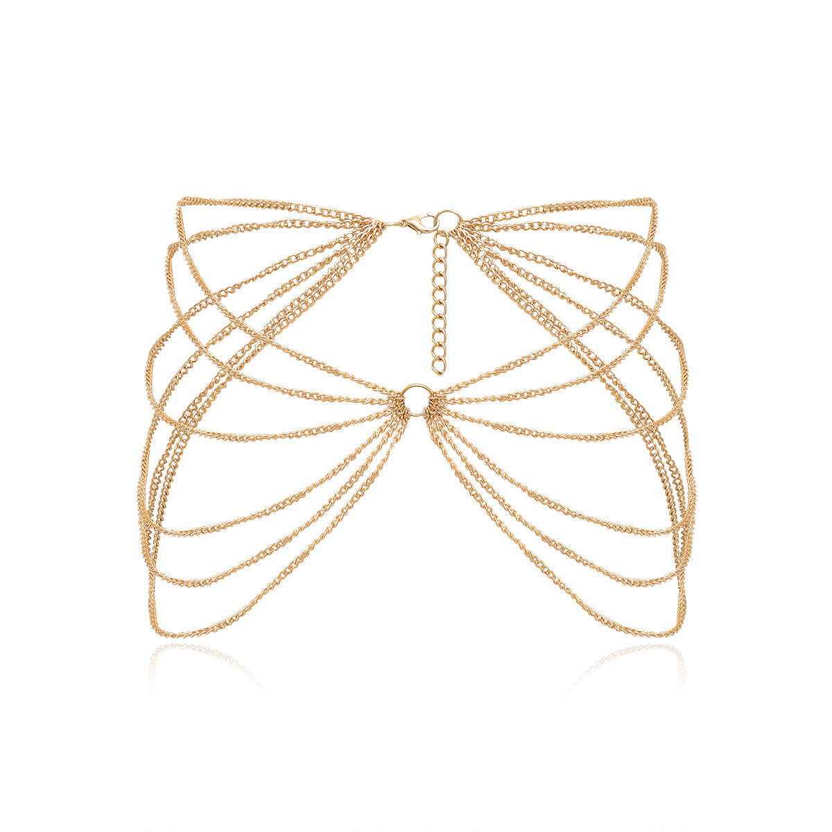 Geometric Metal Waist Chain