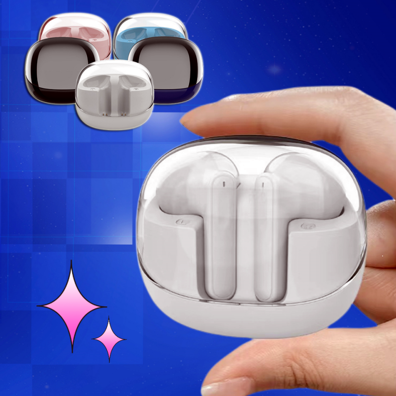 Clear Mini Wireless Earbuds