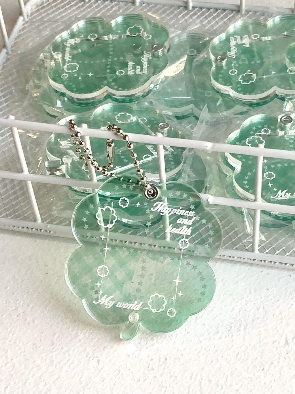 Lucky Clover Bag Charm